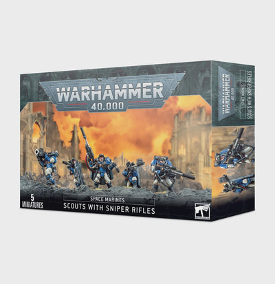 SPACE MARINES: SCOUTS WITH SNIPER RIFLES